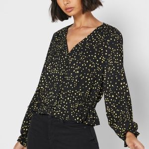 Topshop Millie Twill Blouse